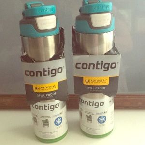 Nwt contigo spill proof water bottle set